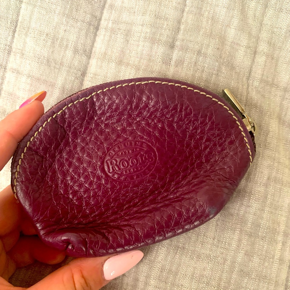 Purple Roots Coin Purse